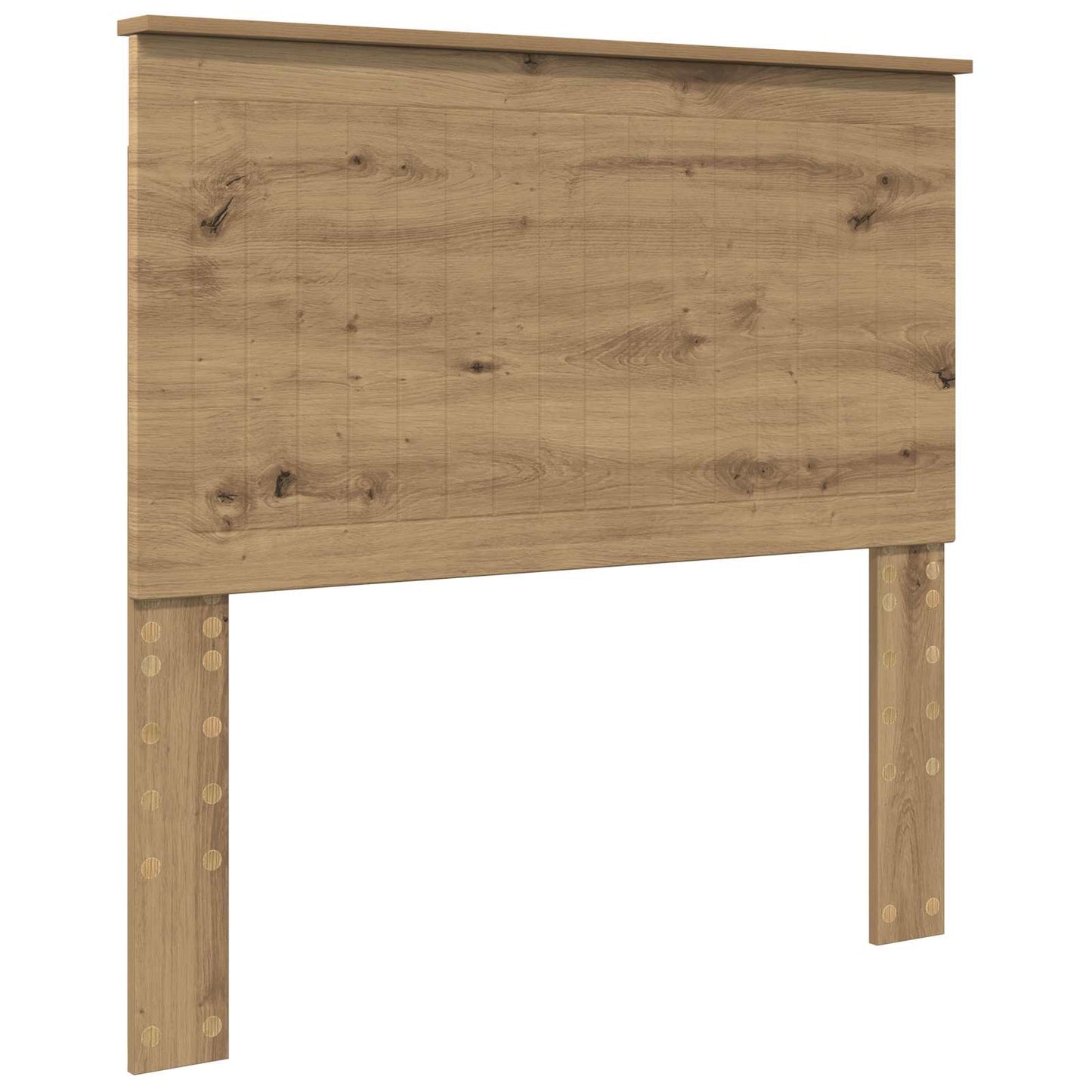 Bed Frame Artisian Oak 100 x 200 cm Solid Pine Wood