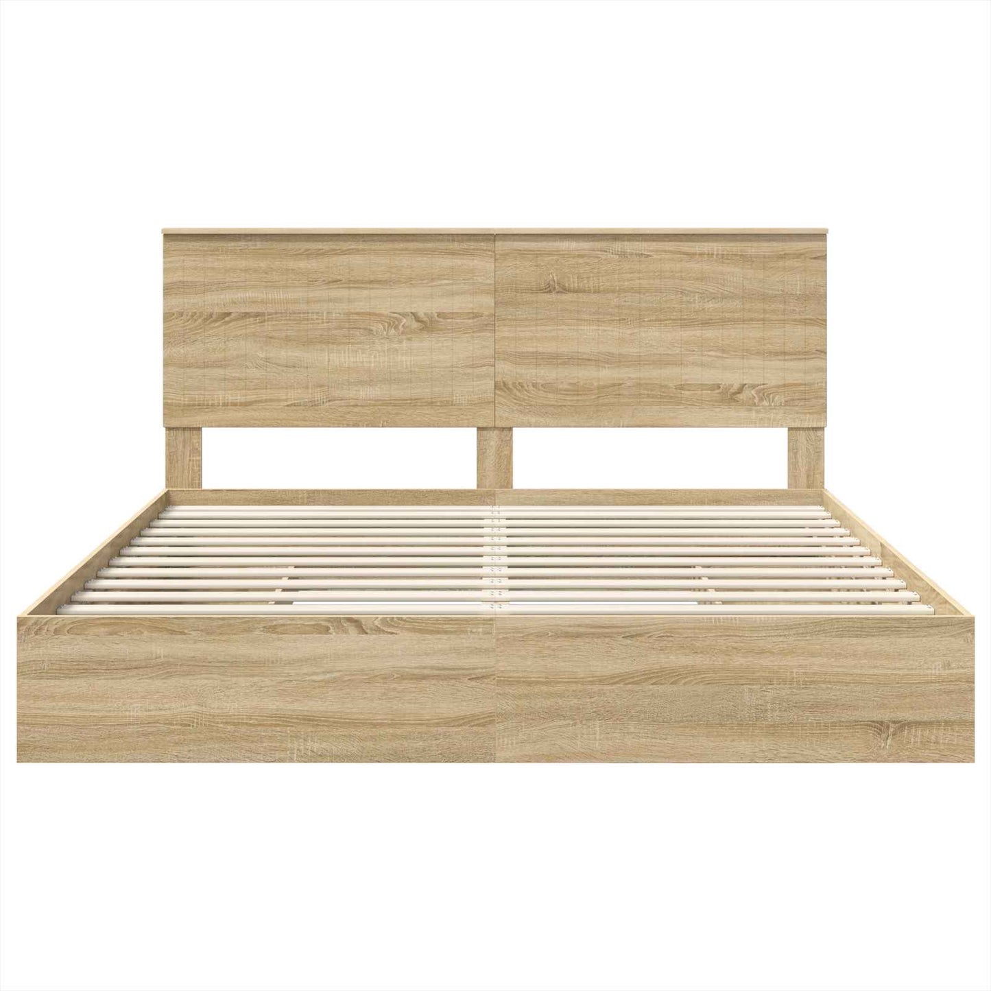 Storage Bed with Drawer Sonoma Oak 180 x 200 cm Engineered Wood