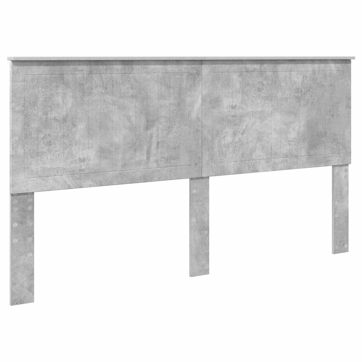 Bed Frame Concrete Grey 180 x 200 cm Engineered Wood