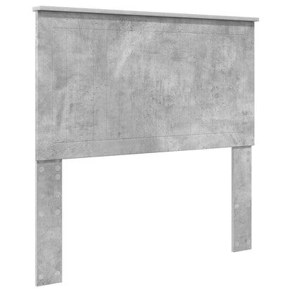 Bed Frame Concrete Grey 100 x 200 cm Engineered Wood