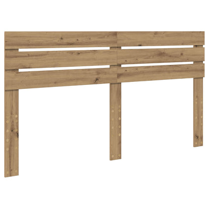 Bed Frame Artisian Oak 180 x 200 cm Solid Pine Wood