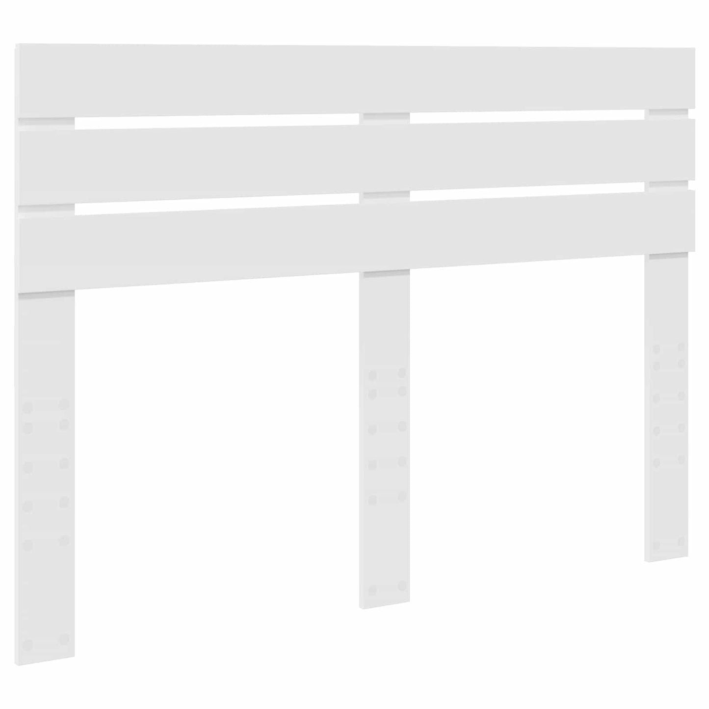 Bed Frame with Headboard White 160 x 200 cm Solid Pine Wood