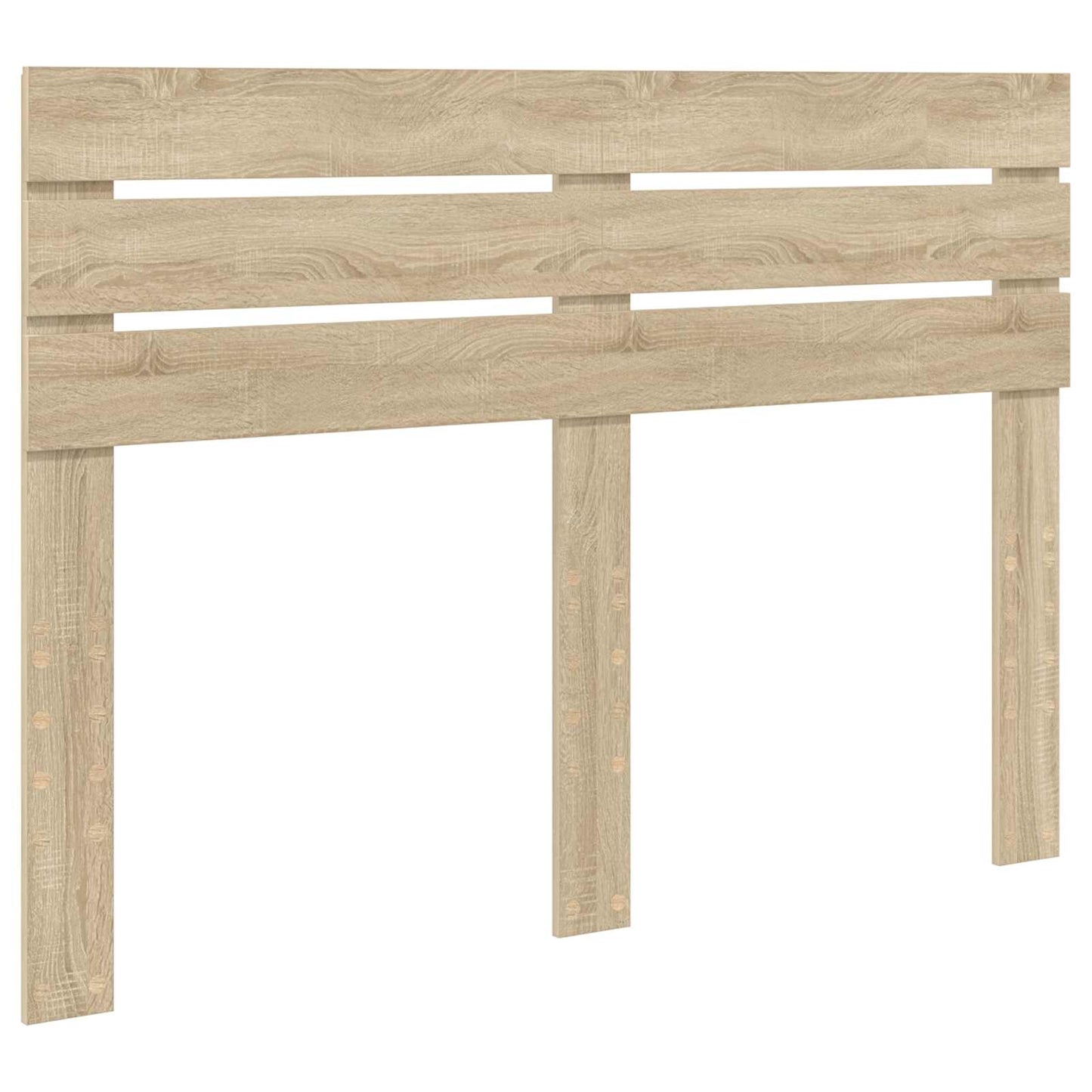 Bed Frame with Headboard Sonoma 140 x 190 cm Solid Pine Wood