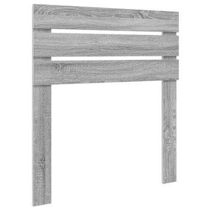 Bed Frame Grey Sonoma 75 x 190 cm Solid Pine Wood