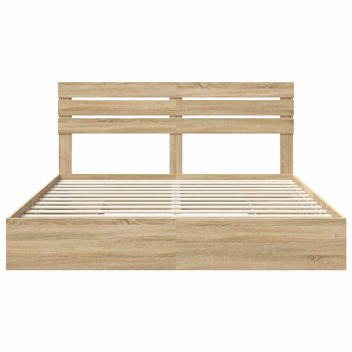Storage Bed with Drawer Sonoma Oak 180 x 200 cm Engineered Wood