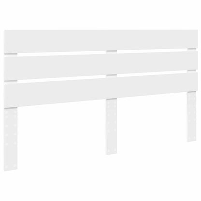 Bed Frame with Headboard White 180 x 200 cm Solid Pine Wood
