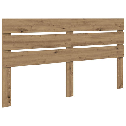 Bed Frame Artisian Oak 160 x 200 cm Solid Pine Wood