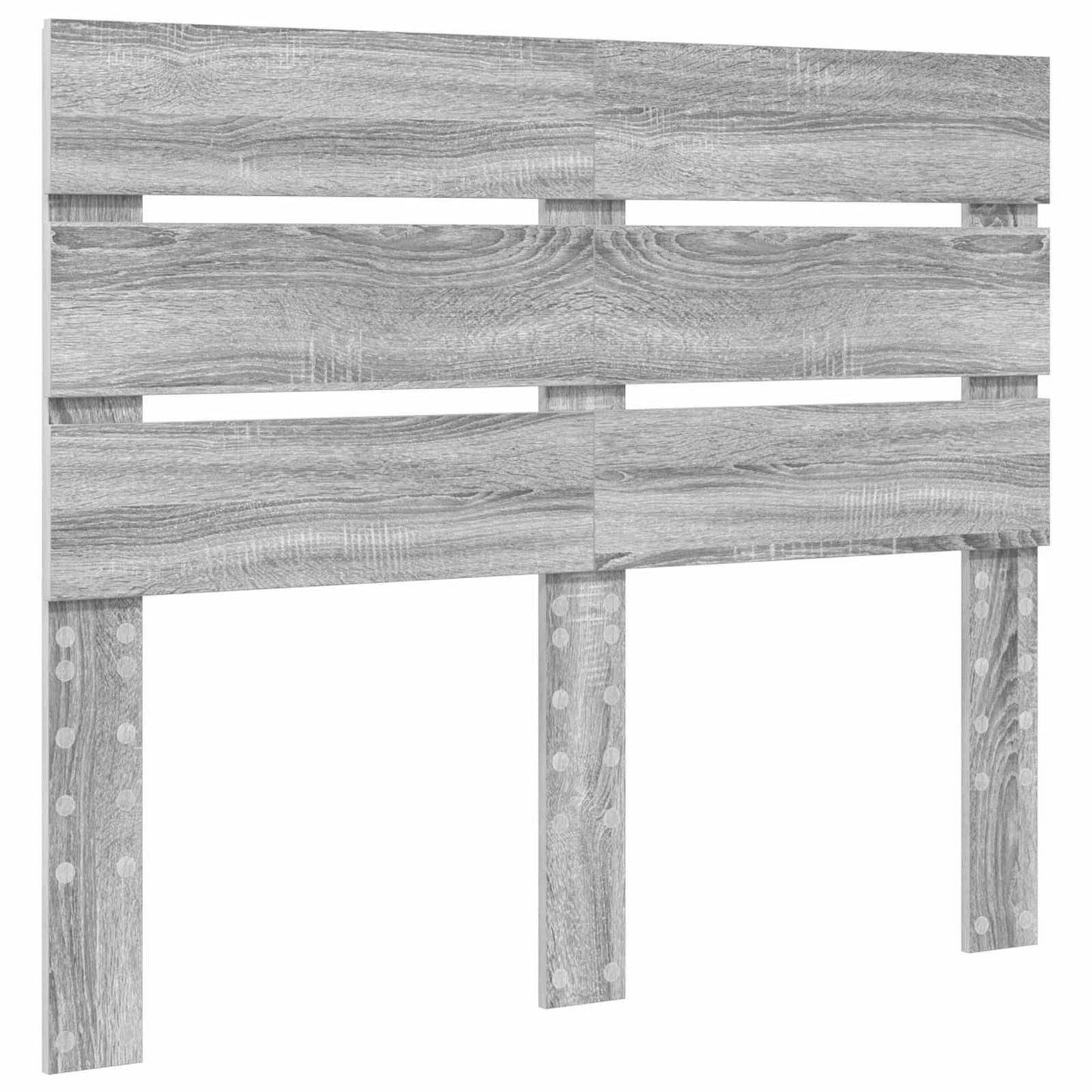 Bed Frame Grey Sonoma 120 x 190 cm Solid Pine Wood
