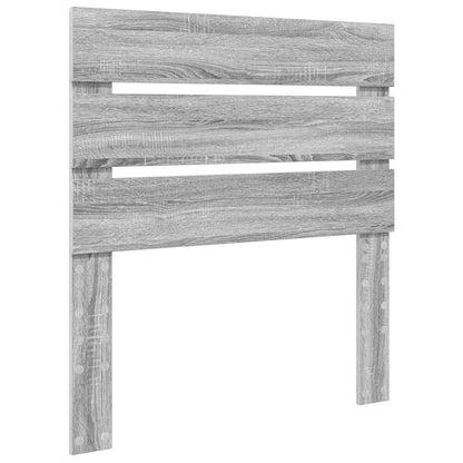 Bed Frame Grey Sonoma 90 x 200 cm Solid Pine Wood