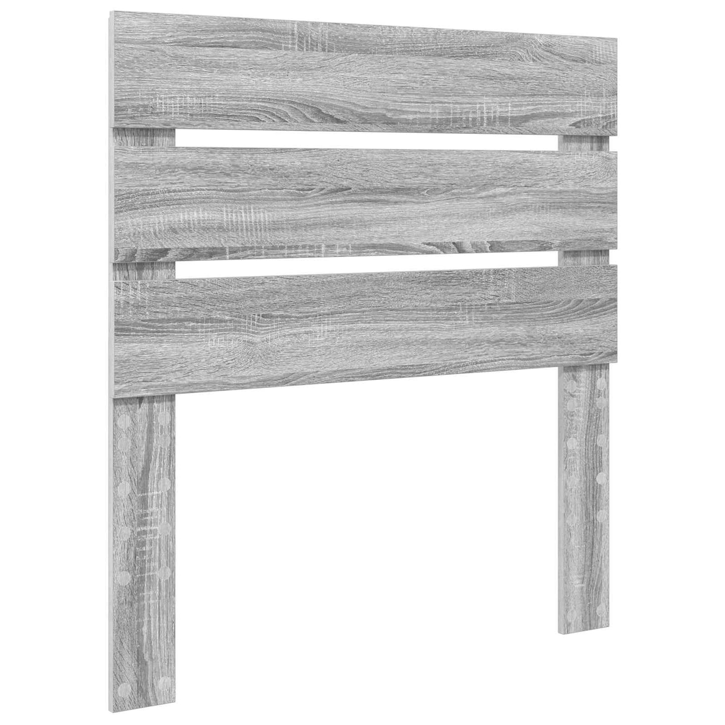 Bed Frame Grey Sonoma 75 x 190 cm Solid Pine Wood