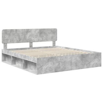 Bed Frame with Headboard Concerte 180 x 200 cm Solid Pine Wood