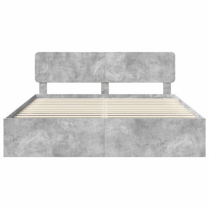 Bed Frame with Headboard Concerte 180 x 200 cm Solid Pine Wood