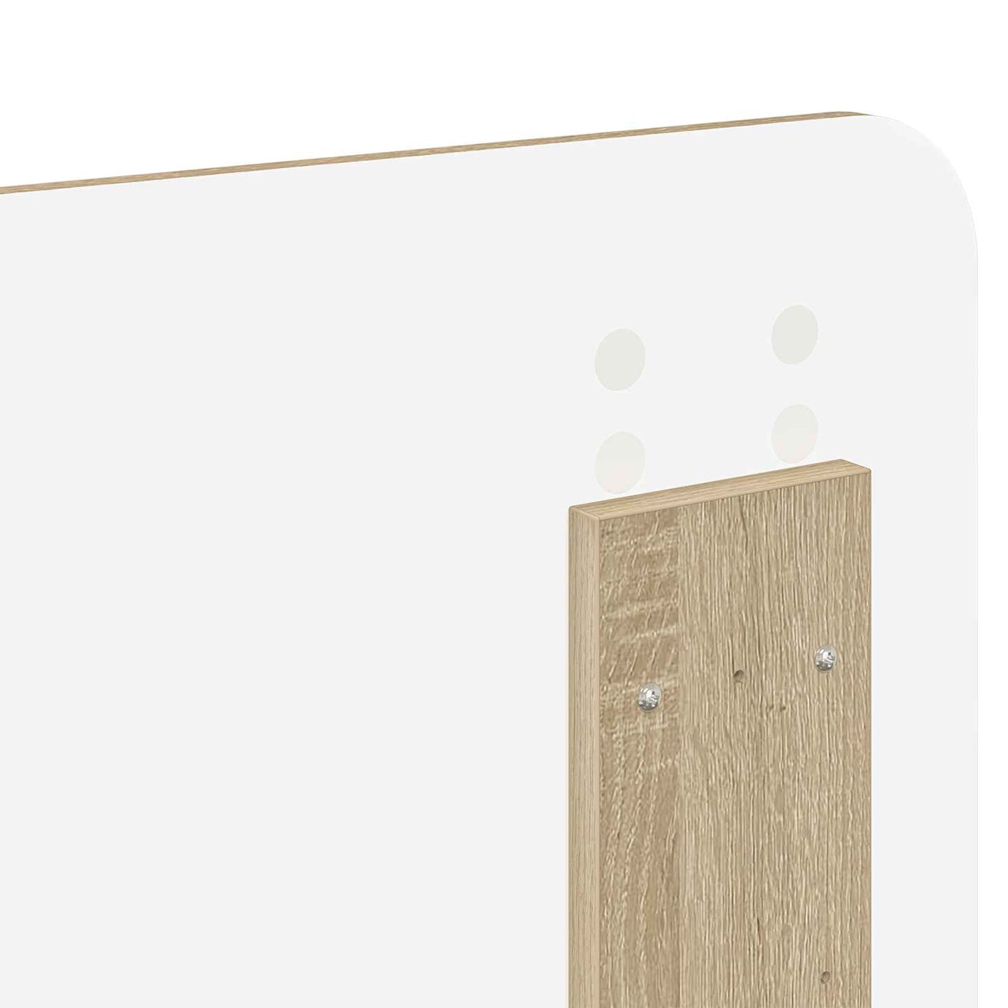 Bed Frame Sonoma Oak 150 x 200 cm Solid Pine Wood