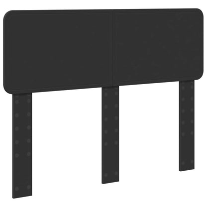 Bed Frame with Headboard Black 120 x 190 cm Solid Pine Wood