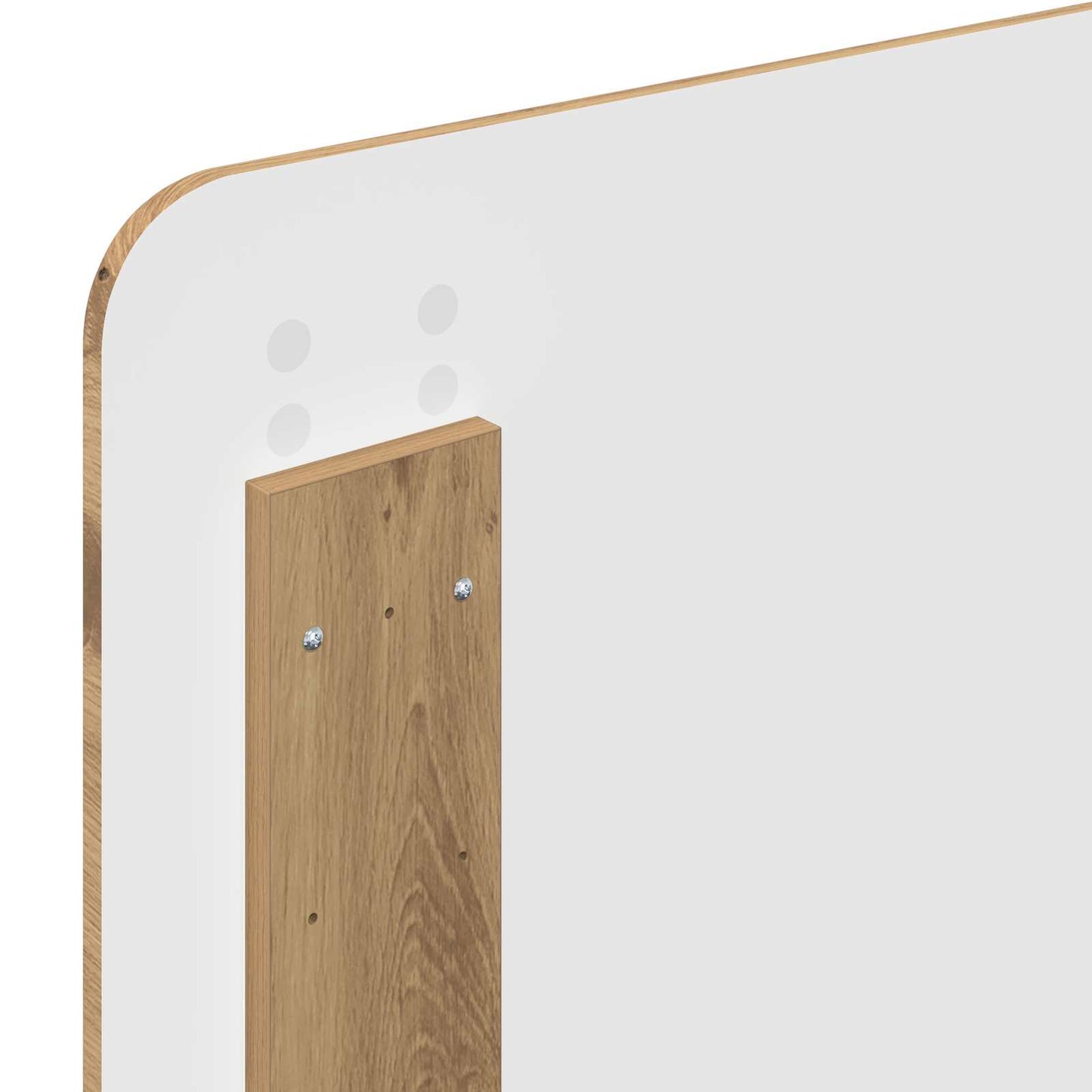 Bed Frame Artisian Oak 90 x 190 cm Solid Pine Wood