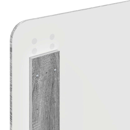 Bed Frame Grey Sonoma 75 x 190 cm Solid Pine Wood