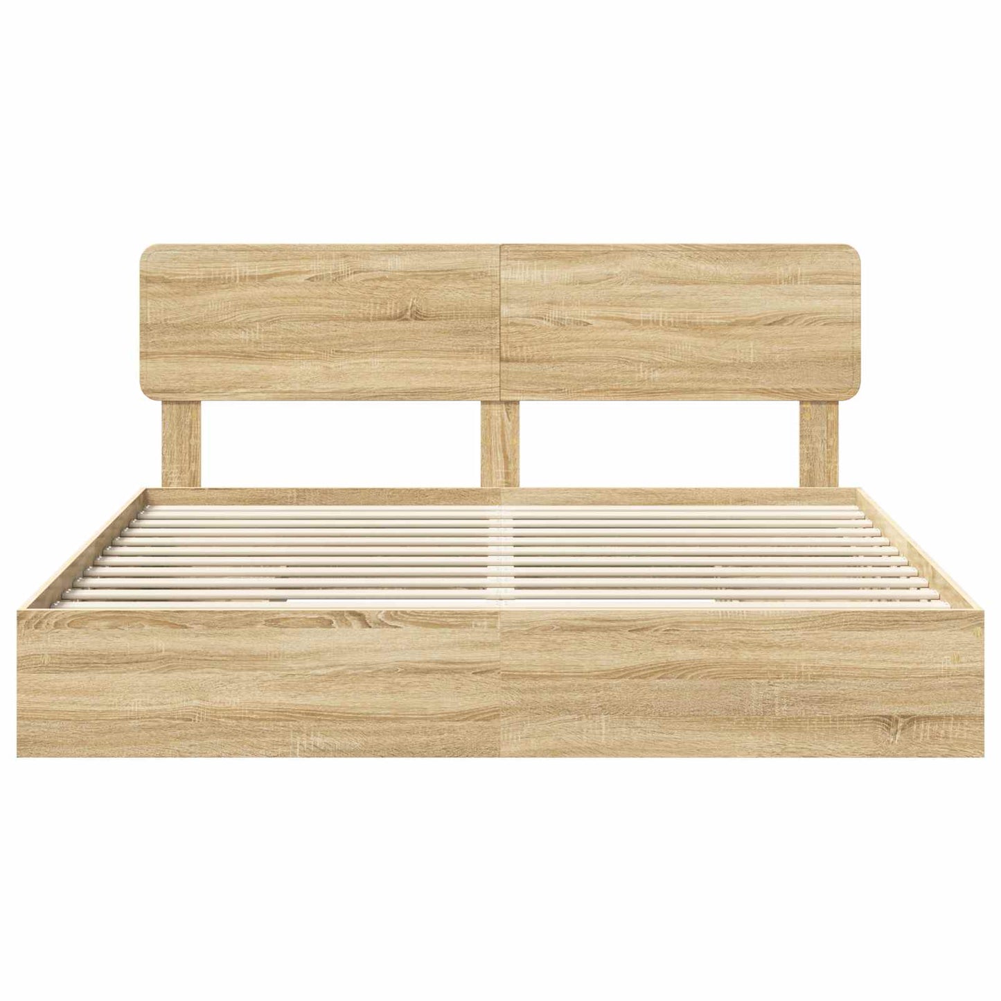 Storage Bed with Drawer Sonoma Oak 180 x 200 cm Engineered Wood