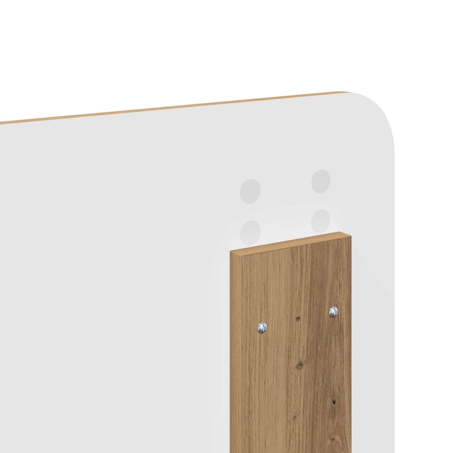 Bed Frame Artisian Oak 180 x 200 cm Solid Pine Wood