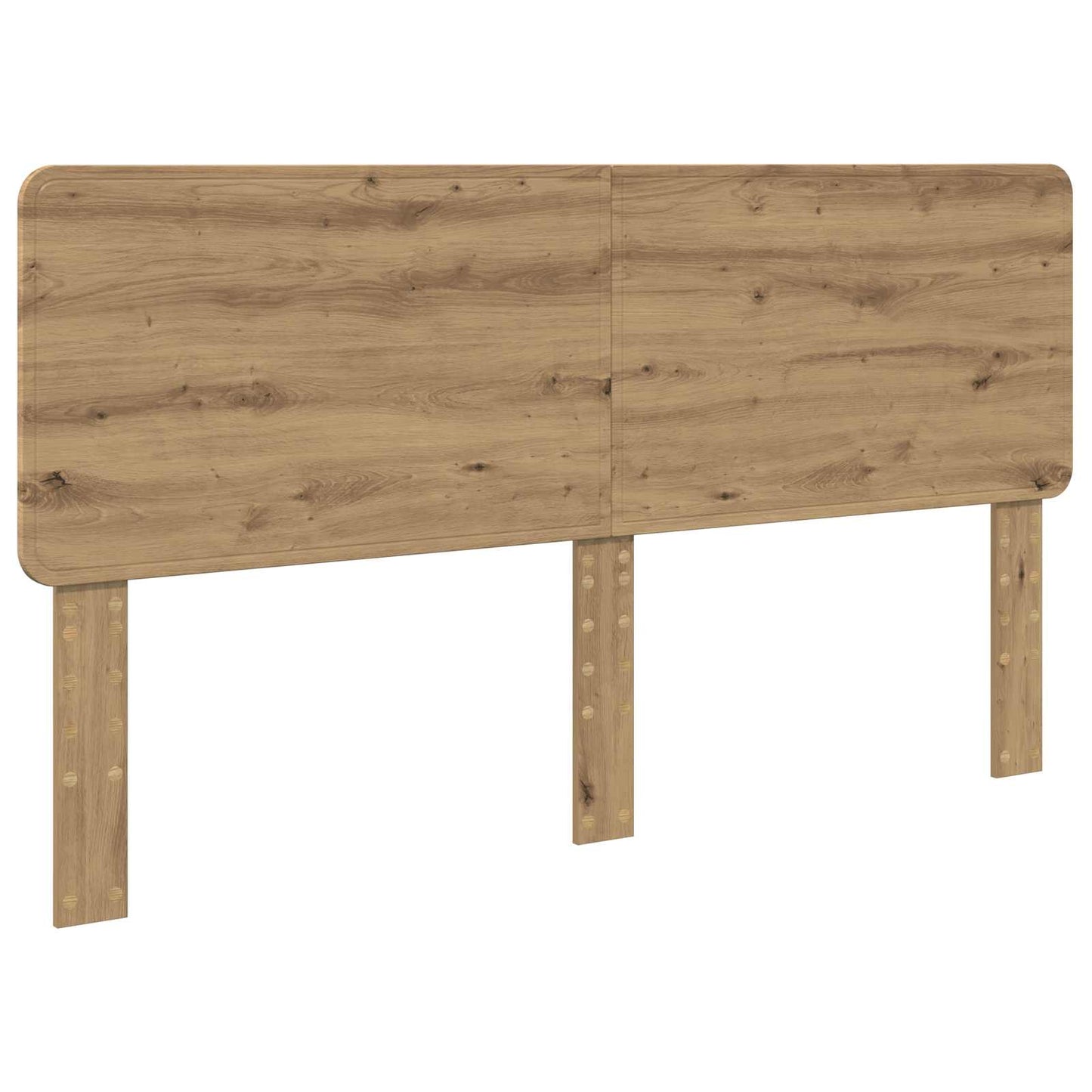 Bed Frame Artisian Oak 180 x 200 cm Solid Pine Wood