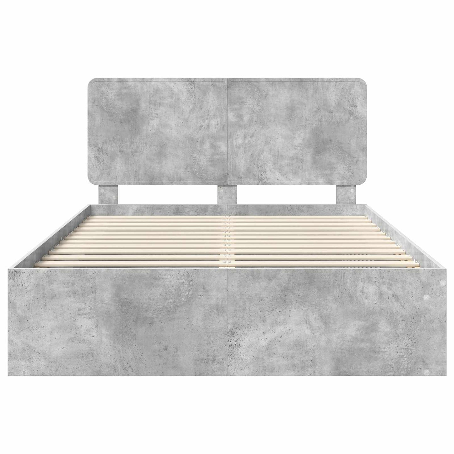 Bed Frame with Headboard Concerte 160 x 200 cm Solid Pine Wood