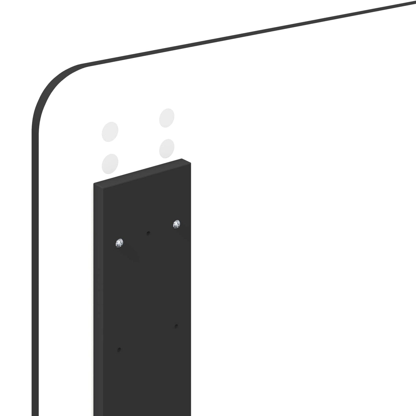 Bed Frame with Headboard Black 100 x 200 cm Solid Pine Wood