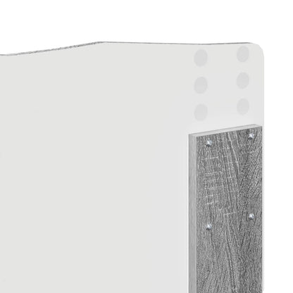 Bed Frame Grey Sonoma 160 x 200 cm Solid Pine Wood