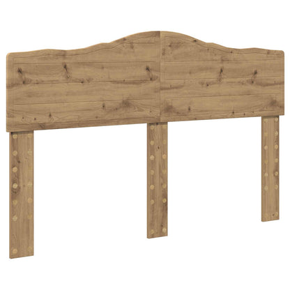 Bed Frame Artisian Oak 140 x 200 cm Solid Pine Wood