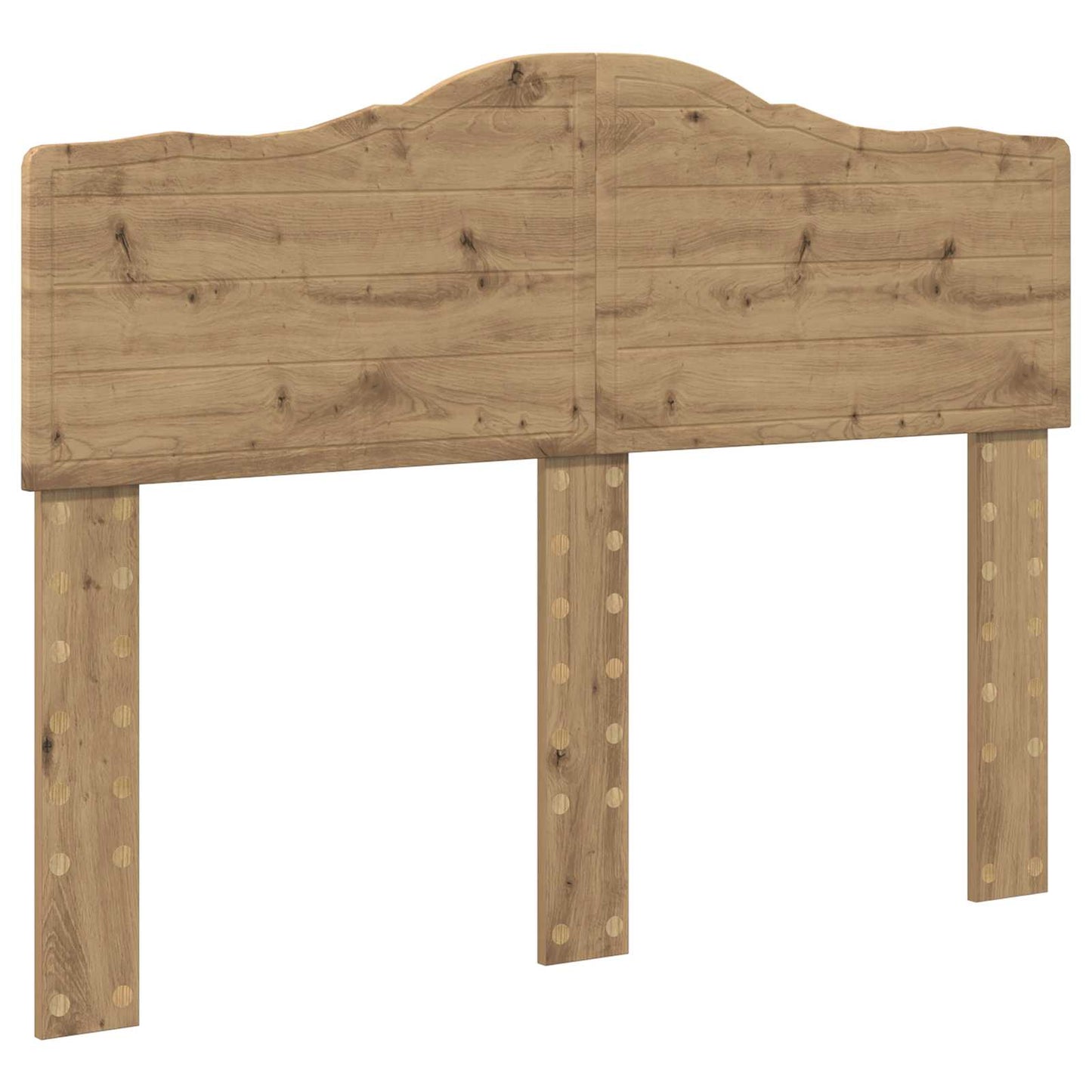 Bed Frame Artisian Oak 120 x 190 cm Solid Pine Wood