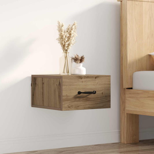 Bedside Cabinet Artisian Oak 35 x 35 x 20 cm Engineered Wood