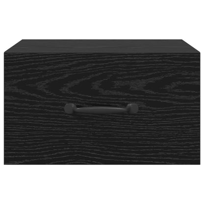 Bedside Cabinet Black Oak 35 x 35 x 20 cm Engineered Wood