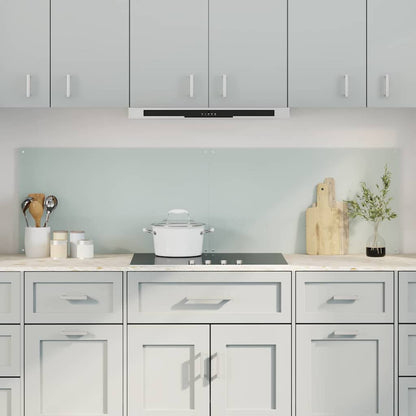 Kitchen Backsplash 2 pcs White 90 x 50 cm Tempered Glass