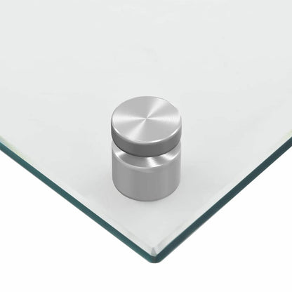 Kitchen Backsplash 2 pcs Transparent 90 x 40 cm Tempered Glass