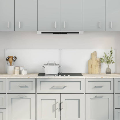 Kitchen Backsplash 2 pcs Transparent 90 x 40 cm Tempered Glass