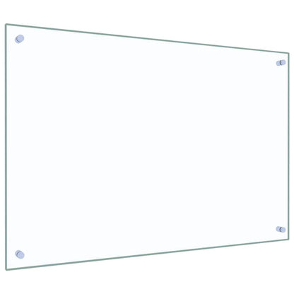 Kitchen Backsplash 2 pcs Transparent 90 x 60 cm Tempered Glass