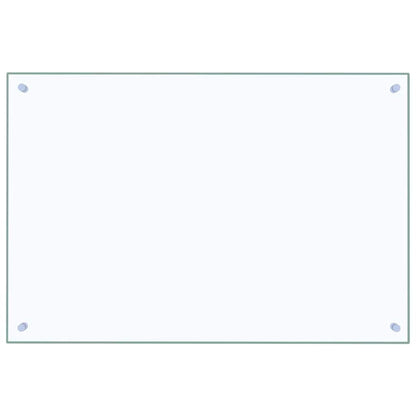 Kitchen Backsplash 2 pcs Transparent 90 x 60 cm Tempered Glass