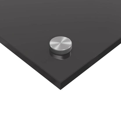 Kitchen Backsplash 2 pcs Dark Grey 90 x 50 cm Tempered Glass