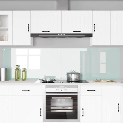Kitchen Backsplash 2 pcs White 110 x 60 cm Tempered Glass