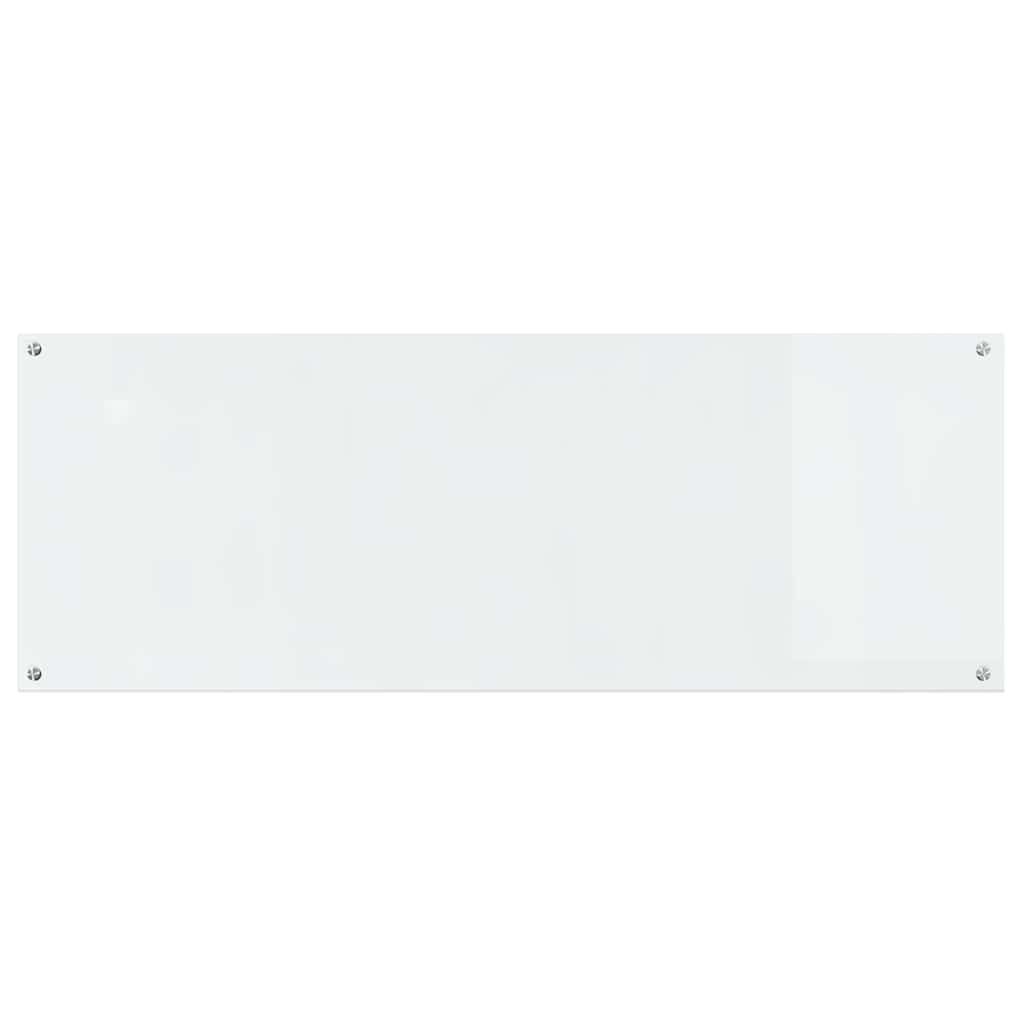 Kitchen Backsplash 2 pcs Transparent 110 x 40 cm Tempered Glass