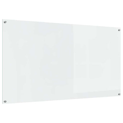 Kitchen Backsplash 2 pcs Transparent 110 x 60 cm Tempered Glass