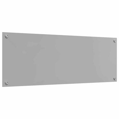 Kitchen Backsplash 2 pcs Light Grey 110 x 40 cm Tempered Glass