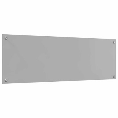 Kitchen Backsplash 2 pcs Light Grey 120 x 40 cm Tempered Glass