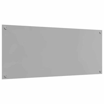 Kitchen Backsplash 2 pcs Light Grey 120 x 50 cm Tempered Glass