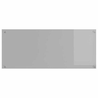 Kitchen Backsplash 2 pcs Light Grey 120 x 50 cm Tempered Glass