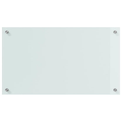 Kitchen Backsplash 2 pcs White 70 x 40 x 0.8 cm Tempered Glass