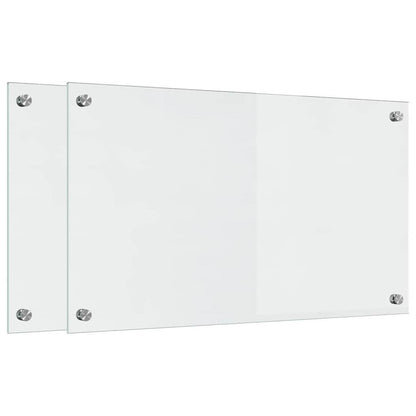 Kitchen Backsplash Transparent 70 x 40 x 0.8 cm Tempered Glass