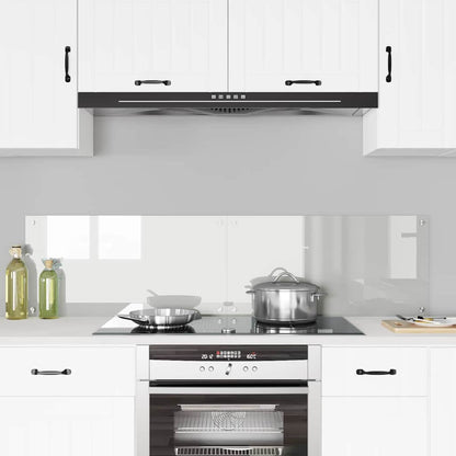 Kitchen Backsplash Transparent 80 x 40 x 0.8 cm Tempered Glass