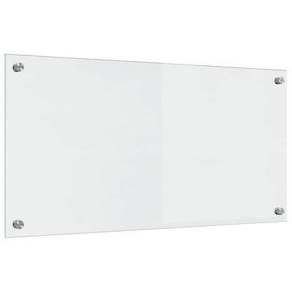 Kitchen Backsplash Transparent 80 x 40 x 0.8 cm Tempered Glass