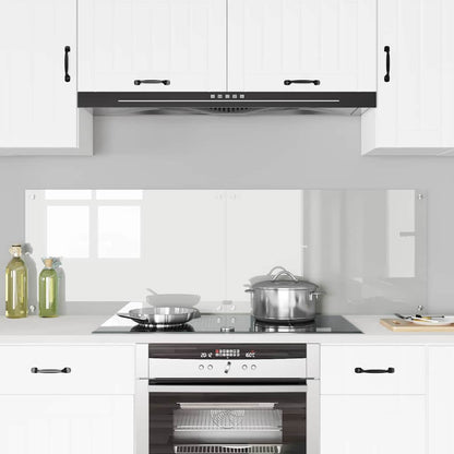Kitchen Backsplash Transparent 80 x 50 x 0.8 cm Tempered Glass