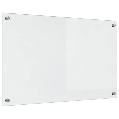Kitchen Backsplash Transparent 80 x 50 x 0.8 cm Tempered Glass