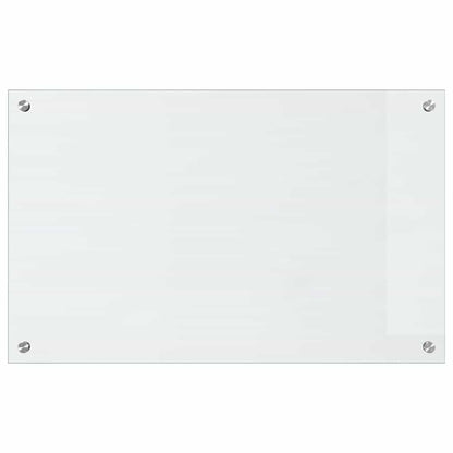 Kitchen Backsplash Transparent 80 x 50 x 0.8 cm Tempered Glass